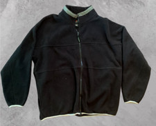 VINTAGE Structure Sport Men's Large Full Zip Black Jacket 100 Polyester pockets