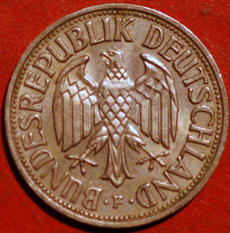 Germany Federal Republic Mark 1964 F KM# 110 - Image 2 of 2