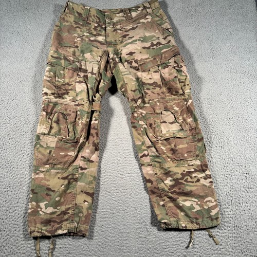 Pantalones de combate Multicam OCP Army con ranura para rodilla resistentes al fuego MEDIANOS CORTOS