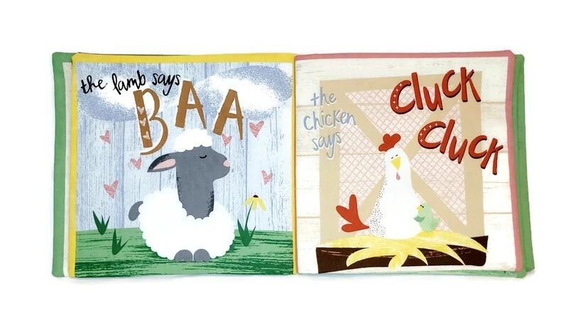 Farm-tastic Friends - Libros de tela suave para bebés, niños, niños, niñas Foto 3 de 4