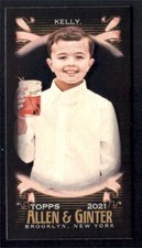 LEO KELLY 2021 Topps Allen & Ginter X Black Mini Card #236 Shirley Temple King