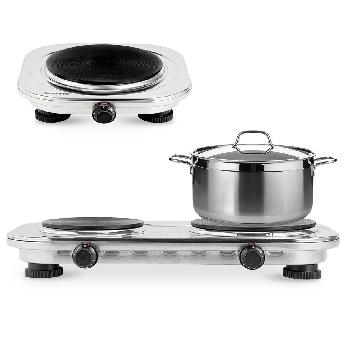 Hot Plate Electric Cooker Double Single Portable Table Top Hob