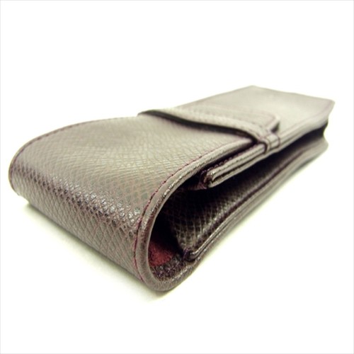 Louis Vuitton pencil case Taiga Brown Woman unisex Authentic Used T4595 - Picture 6 of 6