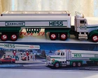 Vintage 1990 Hess Toy Tanker Truck Dual Sound,Horn & Back-Up Alert - New In Box