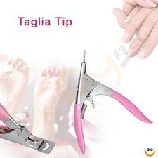 Taglia Tip Gel Acrilico Unghie Nail Art Cutter Ricostruzione Ghigliottina Rosa
