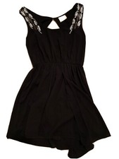 urban outfitters black dress with sequin accent size XS