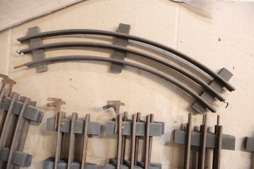 LEEDS LMC MILBRO O GAUGE JOB LOT of 3 RAIL ELECTRIC STRAIGHT & CURVE TRACK om - Picture 6 of 9