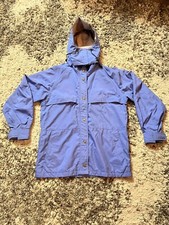 Eddie Bauer Vented Gore-Tex Parka Jacket Coat Blue Size M Vintage