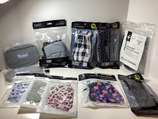Lot of Fabric Face Masks New