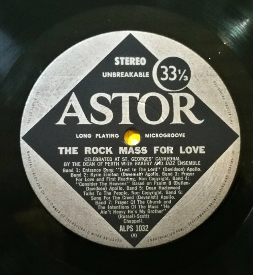 Panadería - ROCK MASS FOR LOVE - Inserto y funda muy raro 1971 primera impresión Foto 4 de 4