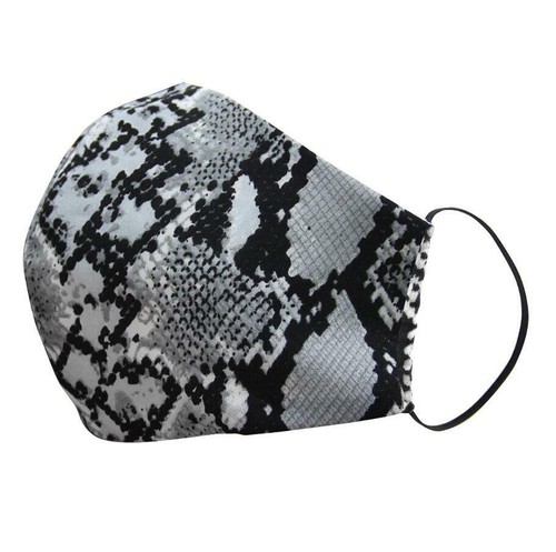Face Mask Snake Skin Soft Fabric with Soft Ear Elastic Loops Washable, Reusable - Picture 12 of 12