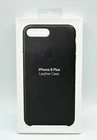 Genuine / Original Apple iPhone 7 Plus & 8 Plus Back Leather Case - Black