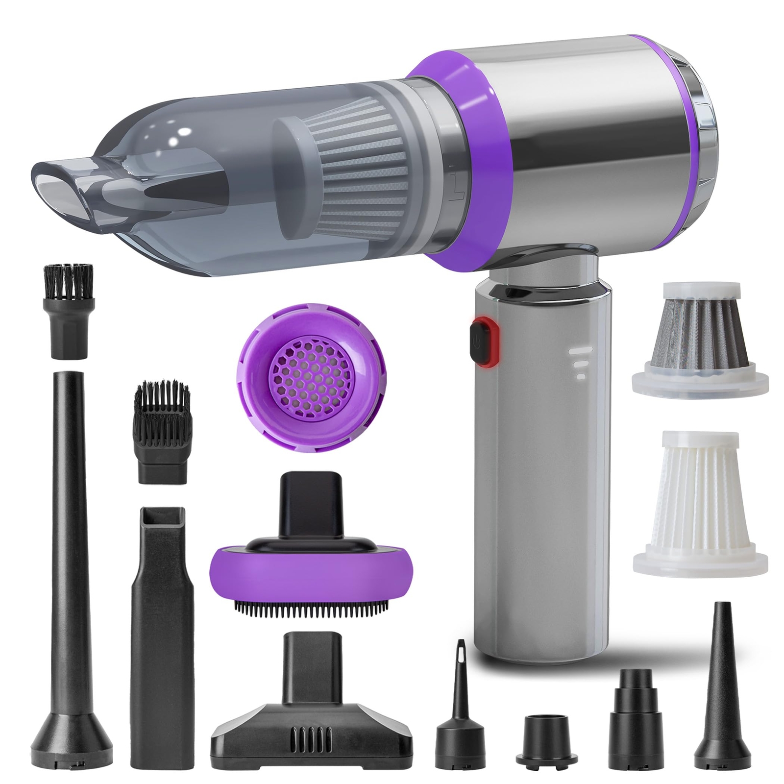 Handheld Car Vacuum Cleaner Cordless with Brushless Motor, 18000Pa Vacuum Cle...