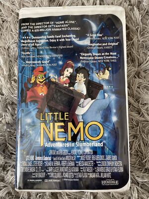 Little Nemo Adventures In Slumberland - VHS 1993 Clamshell Case