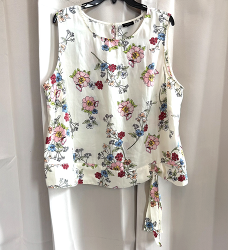 Talbots Damen Top Größe 16 W Boho Blumen Schmetterling Fee romantisch schick Y2K 17968