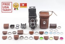Full Set MINT Rolleiflex 3.5A Automat MX Type I Tessar Film Camera MF JAPAN