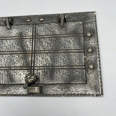 Vintage Dorgril Style Cast Aluminum Speakeasy Door Grille Tudor
