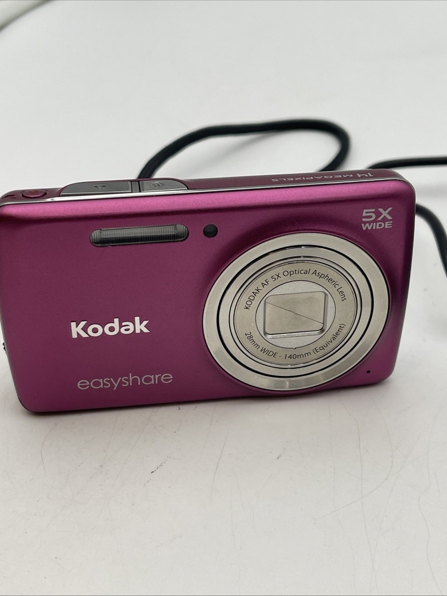 Nice Kodak EasyShare M552 14.0MP Digital Camera RARE PINK Tested