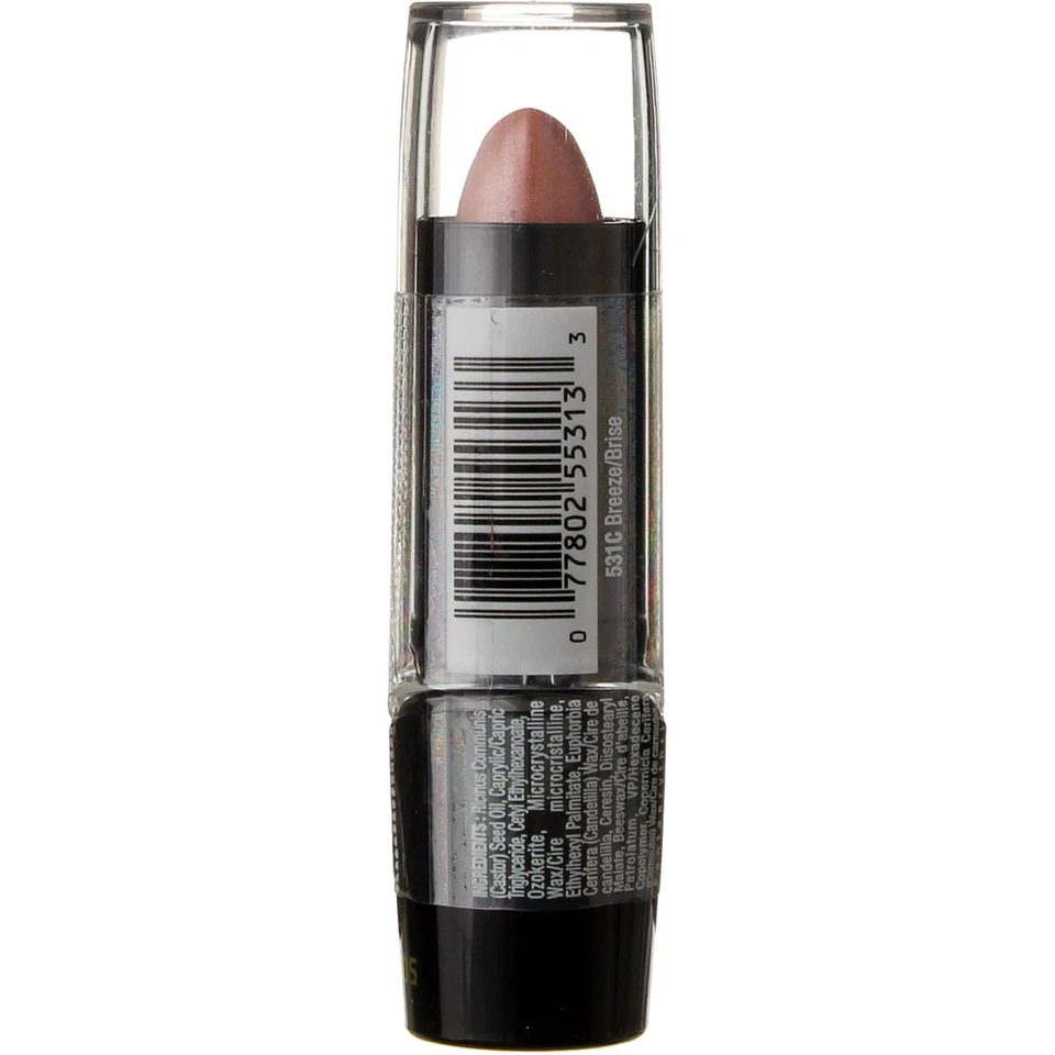 4 Pack Wet n Wild Silk Finish Lipstick, Breeze 531C, 0.13 oz - Image 2 of 2