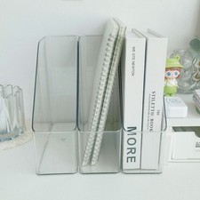 Magazine Organiser Document Paper File Storage Desk Stand Transparent File Case