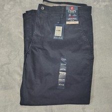 Chaps New Mens 42 X 30 Chino Straight Fit Dondi Blue Pants Seacoast Wash NWT