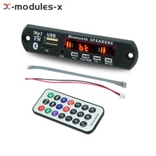 Wireless Bluetooth 12V MP3 WMA Decoder Board Audio Module USB TF Radio Battery