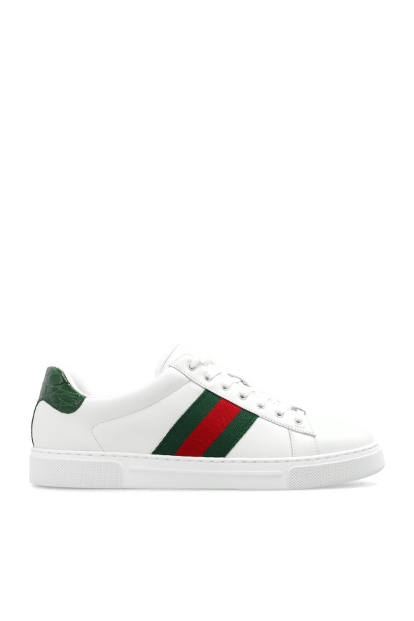Gucci - Men - Sneakers with Web stripe - White 193490₽