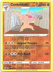 Conkeldurr 075/163 Reverse Holo Rare Battle Styles