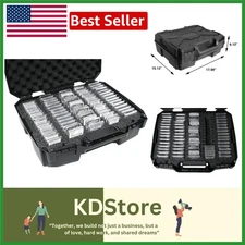 75-130 Coin Slab Travel Case with Custom Foam Organization