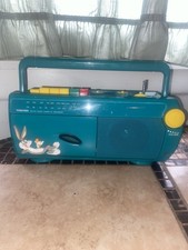 Vintage Toshiba Looney Tunes Bugs Bunny Radio Cassette Recorder 1995
