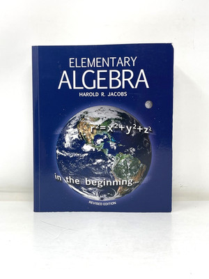 Master Book Elementary Algebra by Harold Jacobs  Revised Edition