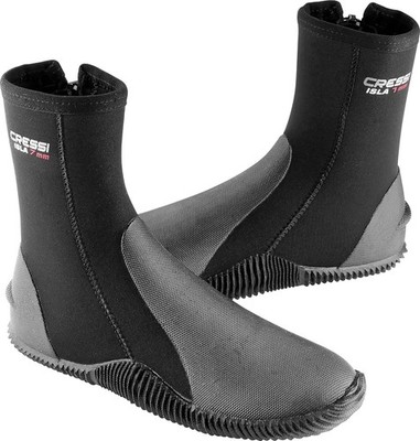 CRESSI Cressi-Stiefel 7 mm Tauchsohle und seitlichem Reißverschluss YKK  Tauchen
