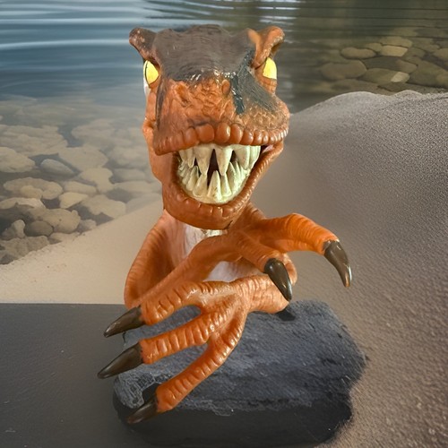Vintage 1996 Jurassic Park The Lost World VELOCIRAPTOR DINOSAUR 12” Hand Puppet - Picture 2 of 8