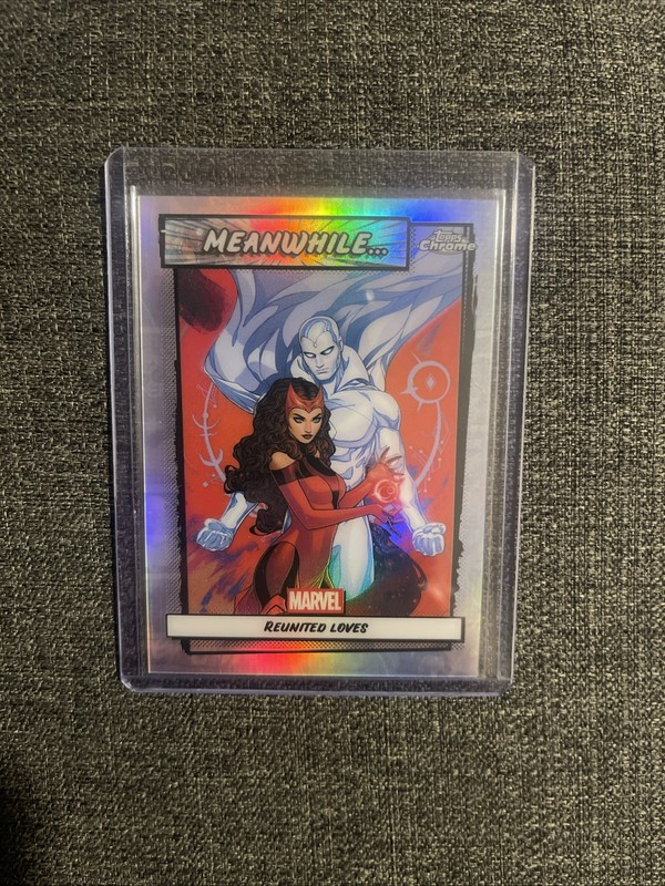 2026 Topps Chrome Marvel Comics Meanwhile Refractor Reunited Loves #MW-14
