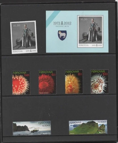 ? FAROE ISLANDS 2012 FULL YEAR PACK  MNH COLLECTION CAT £200