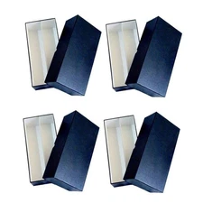 Heavy Duty 12" Double Row Box for Slab Coin Holders 4 Pack