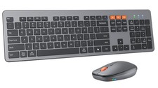 Wireless Keyboard and Mouse, Bluetooth Keyboard and Mouse, Ultra Slim Multi-D...