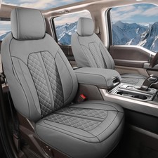 Truckiipa Leather Ram Seat Covers Front Waterproof Full Coverage Car Seat Cov...