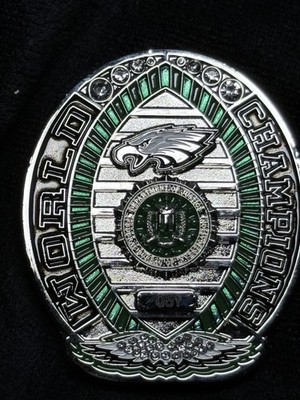 Serialized Super Bowl LII And LIX  FBI Philadelphia Eagles Challenge Coin