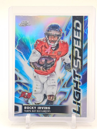 BUCKY IRVING 2025 TOPPS COSMIC CHROME LIGHT SPEED REFRACTOR BUCCANEERS Q7748