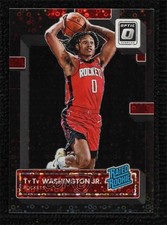 2022 Panini Donruss Optic Fast Break Black Prizm 1/1 TyTy Washington Jr #231 lz7