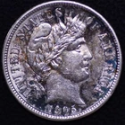 1905 Barber Dime Choice AU