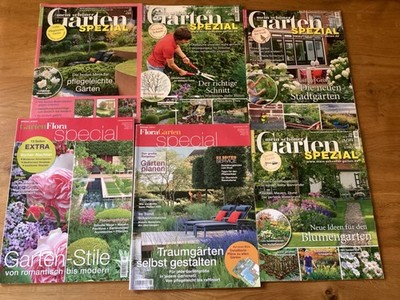 6x Mein schöner Garten spezial und Gartenflora spezial Zeitschriften