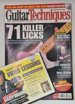 Guitar Techniques Magazine January 2006 No. 120 Jeff Buckley Hallelujah (2 of 3)