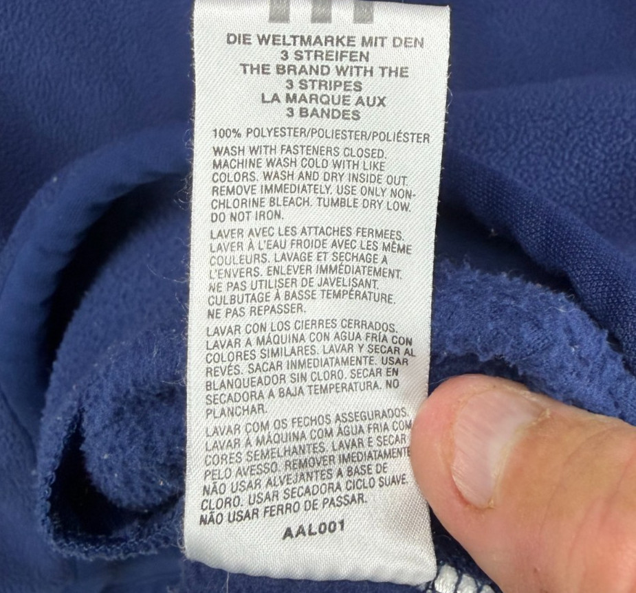 Adidas Spain FEF Royal Spanish Football Federation Track Jacket Sz L Navy 04/05 thumbnail 7