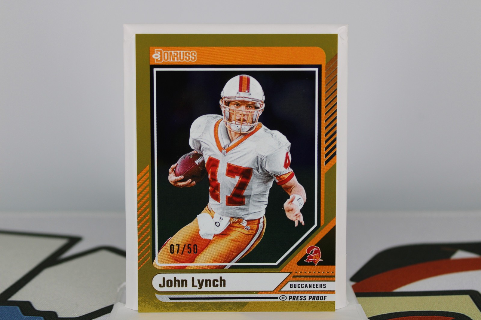 2024 Donruss | John Lynch | Base Press Proof Gold /50 No. 254