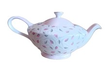Vintage Royal Standard Fine Bone China Teapot Pink/Grey H 11 Cm