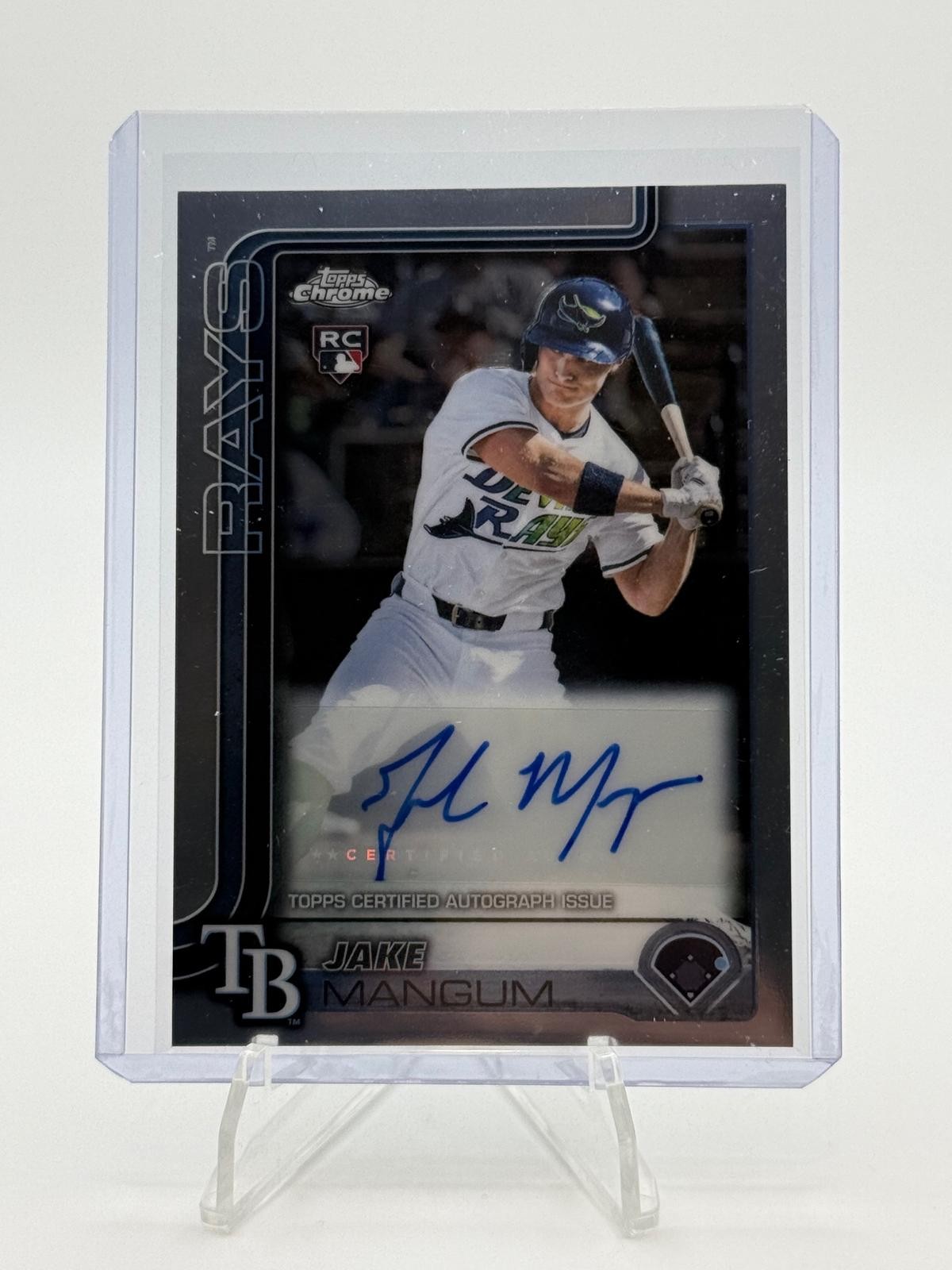 2025 Topps Chrome Update #AC-JM Jake Mangum Chrome Update Autographs