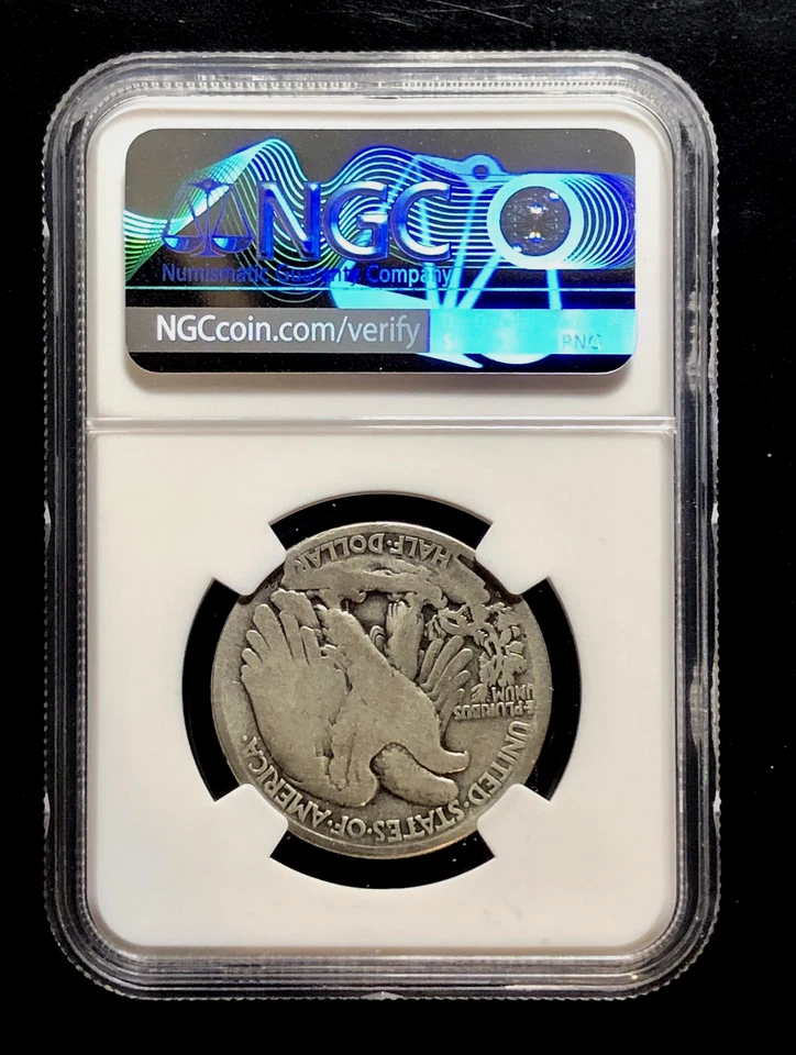 1921-D Walking Liberty Half Dollar * NGC Graded * Very Low Mintage* The Key Date - Image 4 of 4
