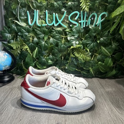 Nike Cortez 72 OG Red Swoosh White Leather 882254-164 Sz 8.5